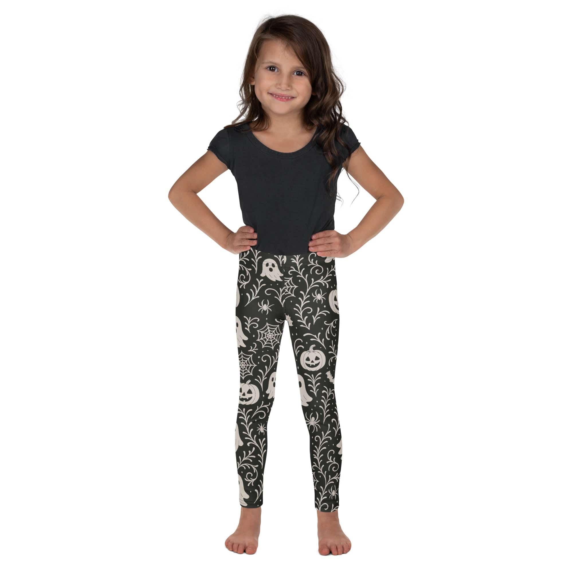Black & White Halloween Kid's Leggings