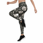 Black & White Halloween Leggings