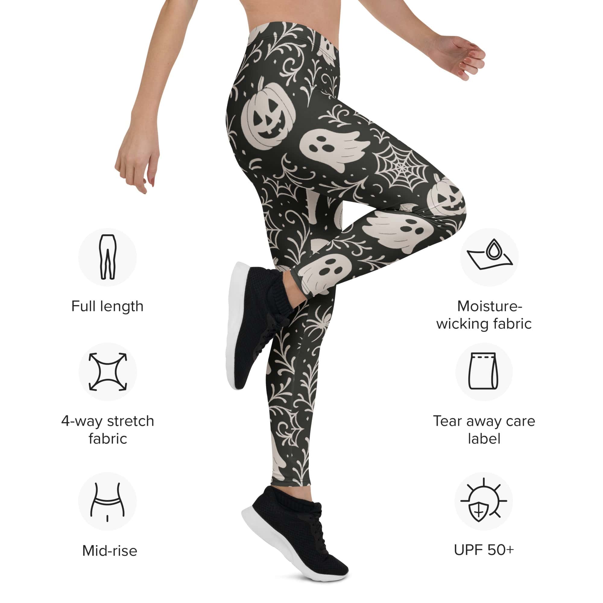 Black & White Halloween Leggings