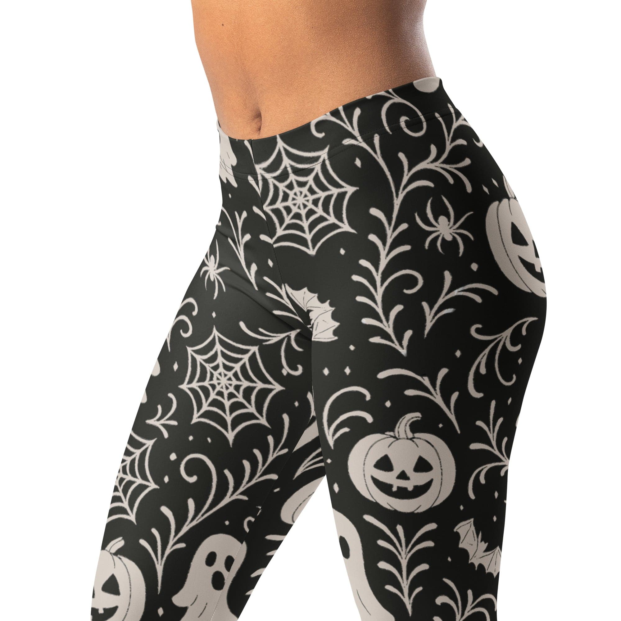 Black & White Halloween Leggings