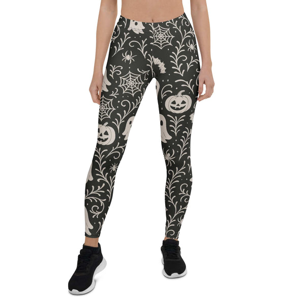 Black & White Halloween Leggings