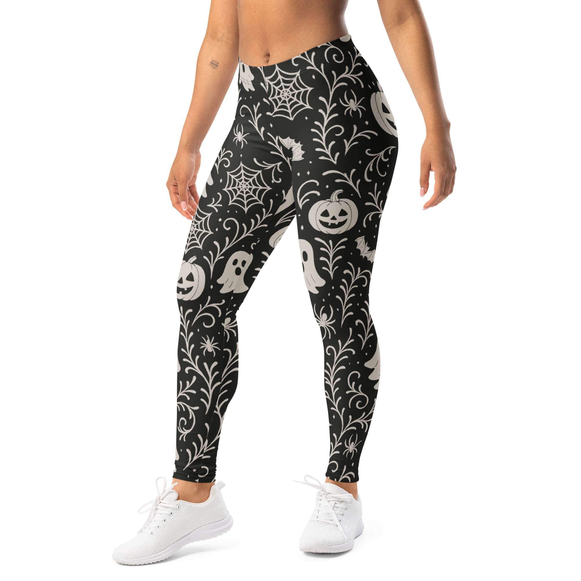 Black & White Halloween Leggings