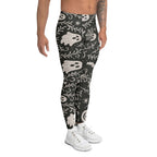 Black & White Halloween Men's Leggings