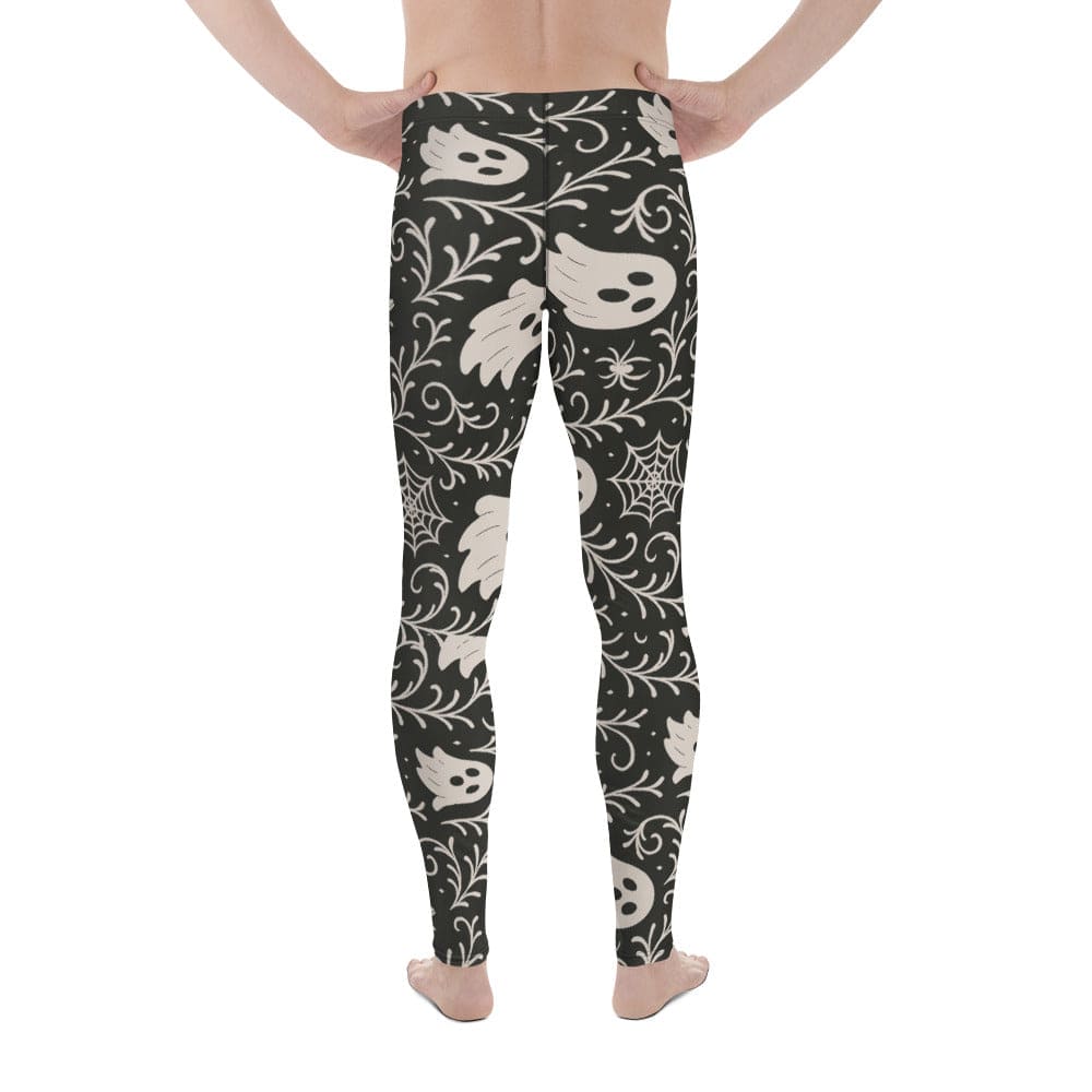 Black & White Halloween Men's Leggings