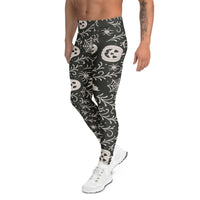 Black & White Halloween Men's Leggings
