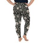 Black & White Halloween Plus Size Leggings