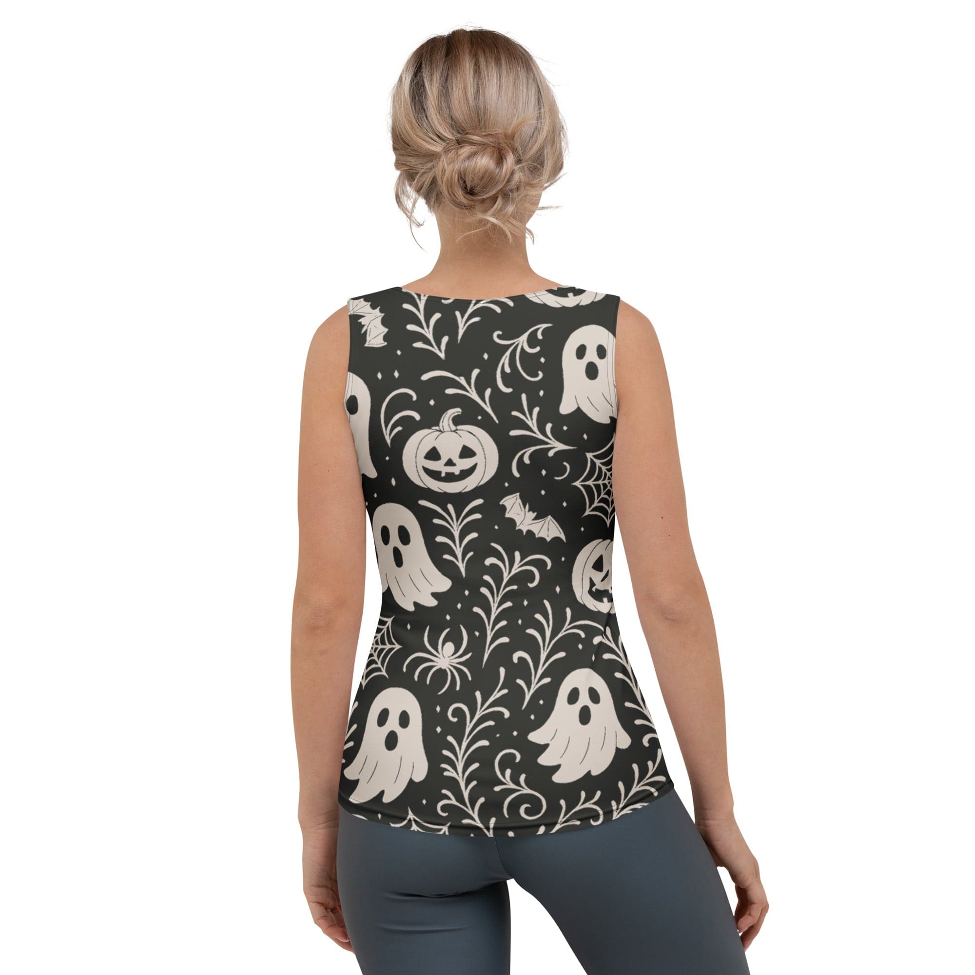 Black & White Halloween Tank Top