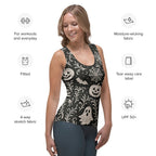 Black & White Halloween Tank Top