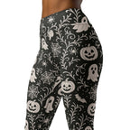 Black & White Halloween Yoga Leggings