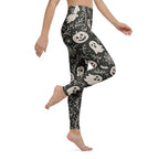 Black & White Halloween Yoga Leggings