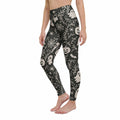 Black & White Halloween Yoga Leggings