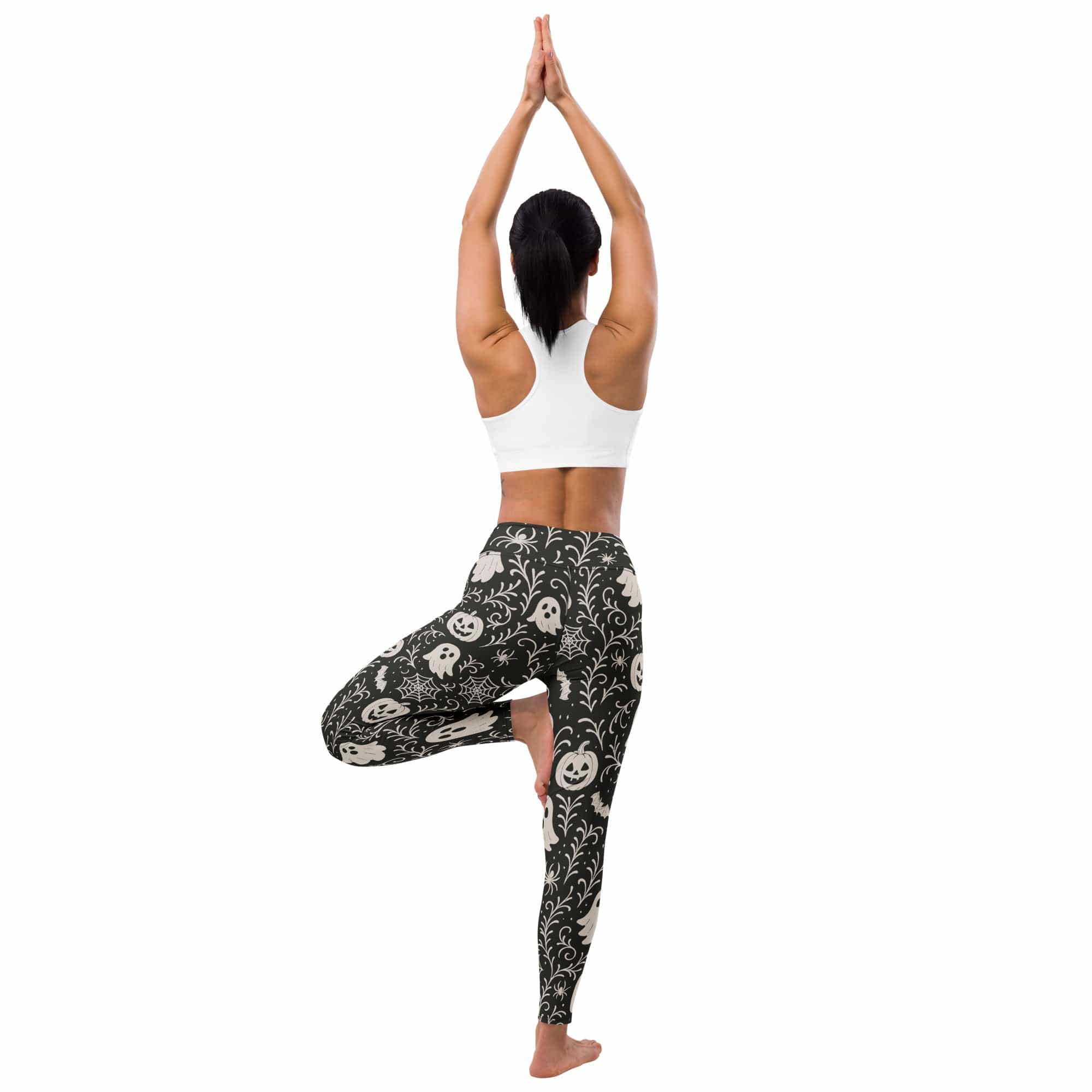 Black & White Halloween Yoga Leggings