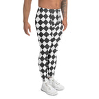 Black & White Harlequin Men's Leggings