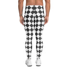 Black & White Harlequin Men's Leggings