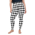 Black & White Harlequin Plus Size Leggings