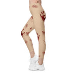 Bloody Halloween Leggings With Pockets