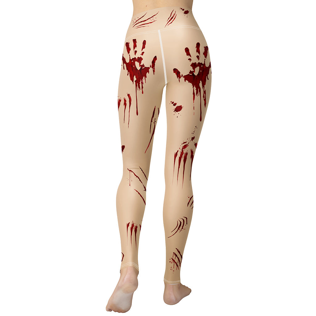 Bloody Halloween Yoga Leggings