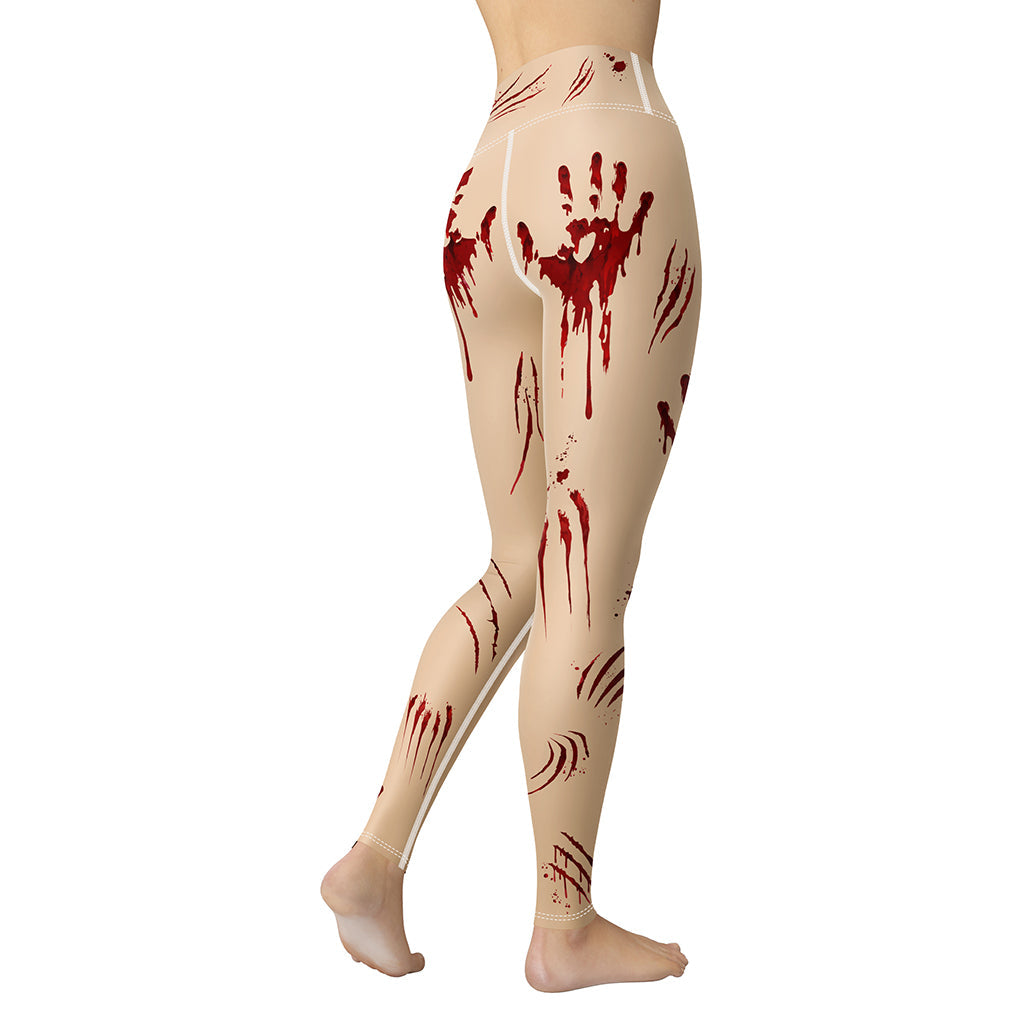 Bloody Halloween Yoga Leggings