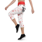 Bloody Skeleton Hands Capris