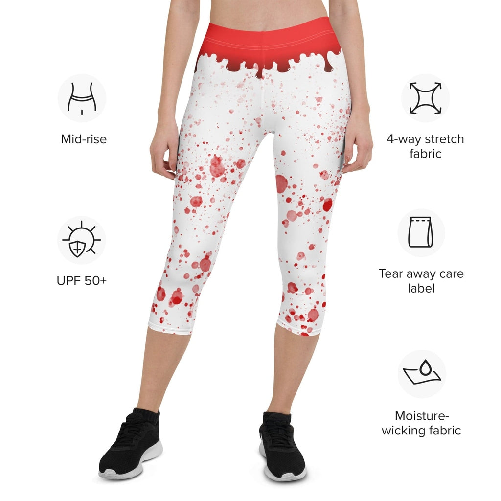 Bloody Skeleton Hands Capris