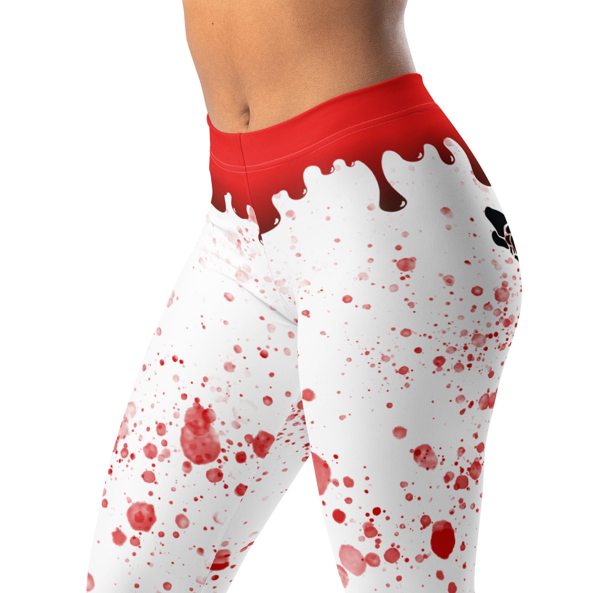 Bloody Skeleton Hands Halloween Leggings