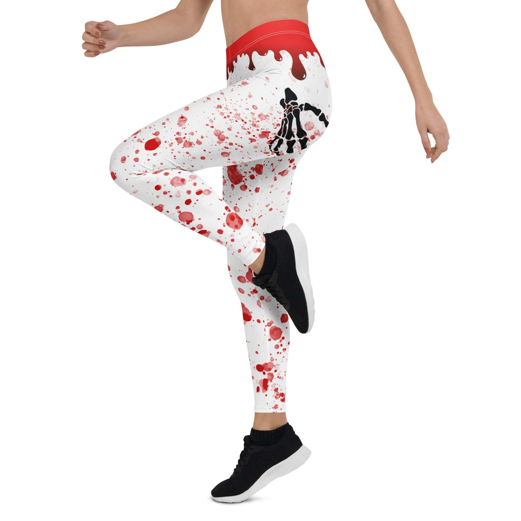 Bloody Skeleton Hands Leggings