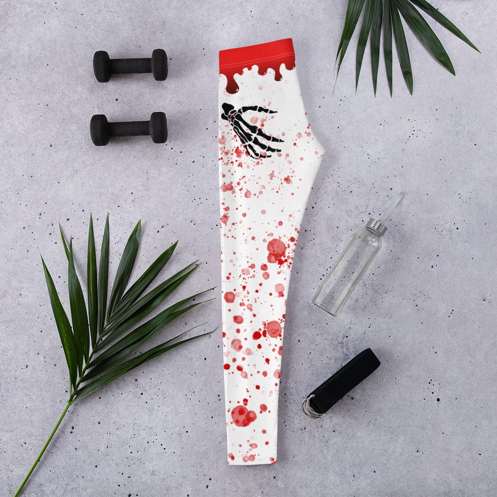 Bloody Skeleton Hands Leggings