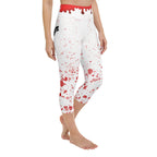 Bloody Skeleton Hands Yoga Capris