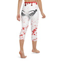 Bloody Skeleton Hands Yoga Capris