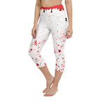 Bloody Skeleton Hands Yoga Capris