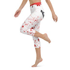 Bloody Skeleton Hands Yoga Capris