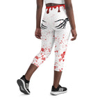 Bloody Skeleton Hands Yoga Capris