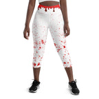 Bloody Skeleton Hands Yoga Capris