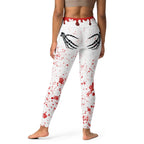 Bloody Skeleton Hands Yoga Leggings