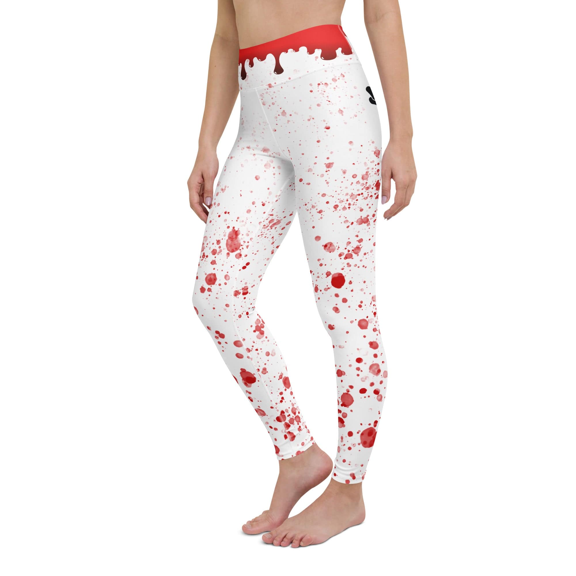 Bloody Skeleton Hands Yoga Leggings