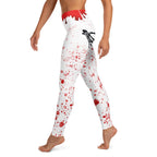 Bloody Skeleton Hands Yoga Leggings