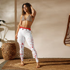 Bloody Skeleton Hands Yoga Leggings