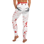 Bloody Skeleton Hands Yoga Leggings