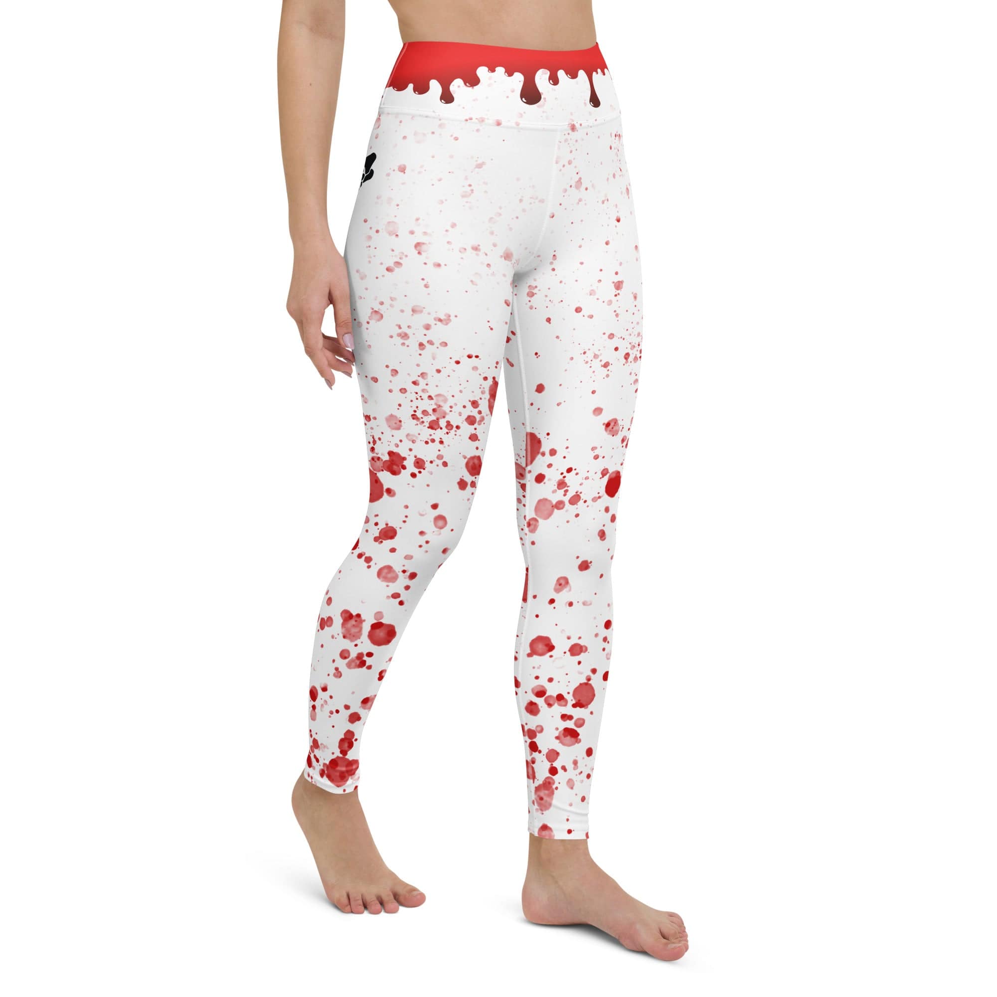 Bloody Skeleton Hands Yoga Leggings