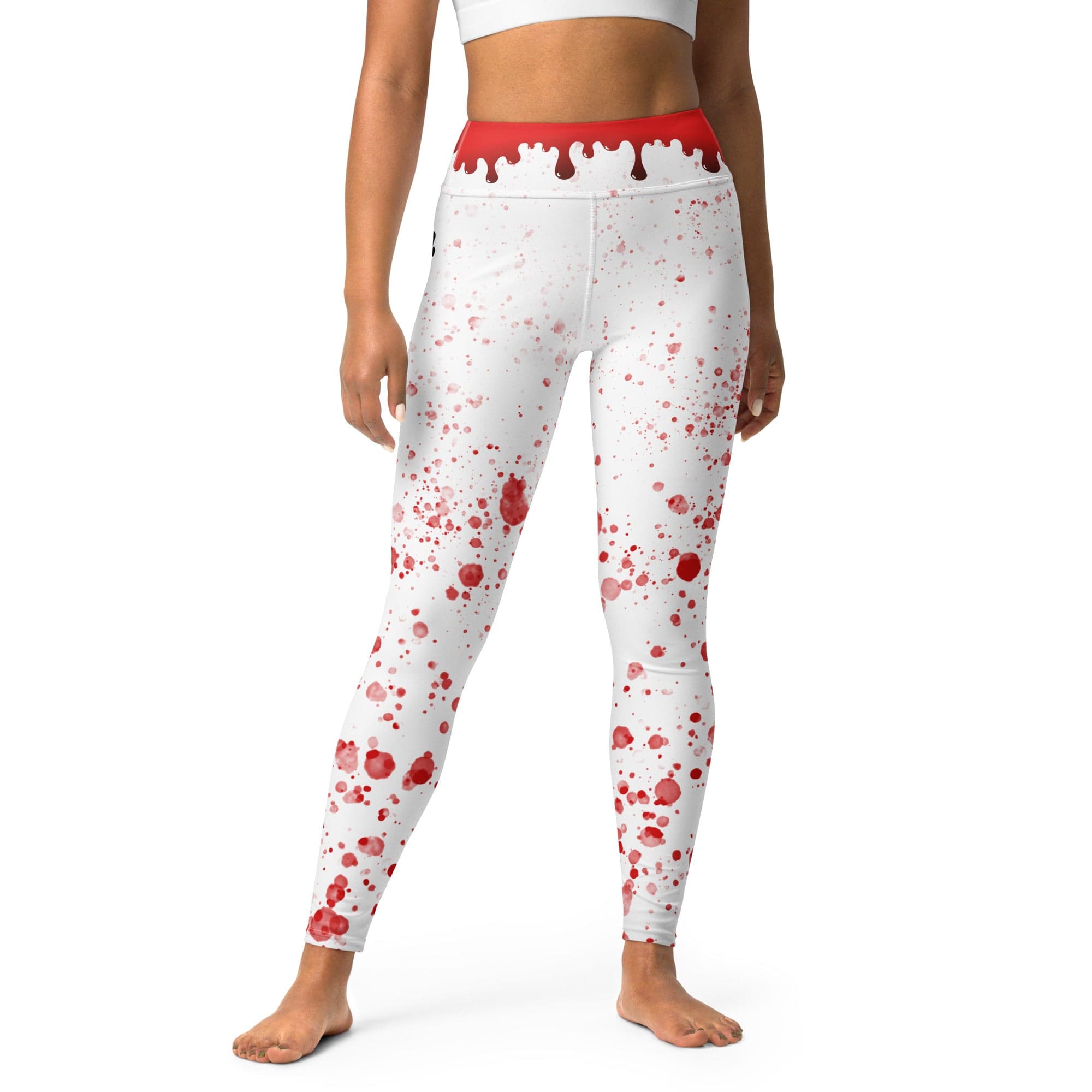 Bloody Skeleton Hands Yoga Leggings