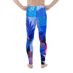 Blue Abstract Men's Leggings