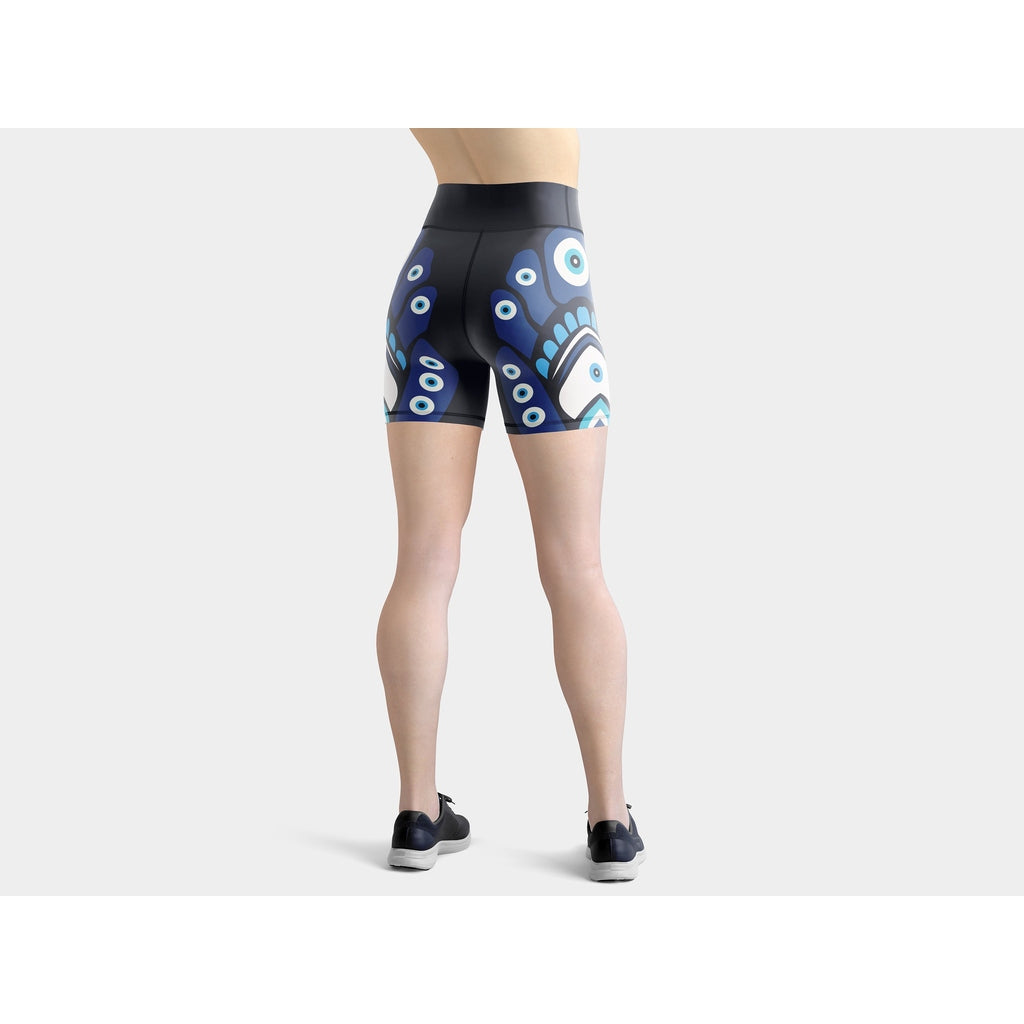Blue Eye Yoga Shorts