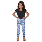 Blue Majolica Kid's Leggings