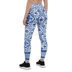 Blue Majolica Leggings