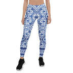 Blue Majolica Leggings