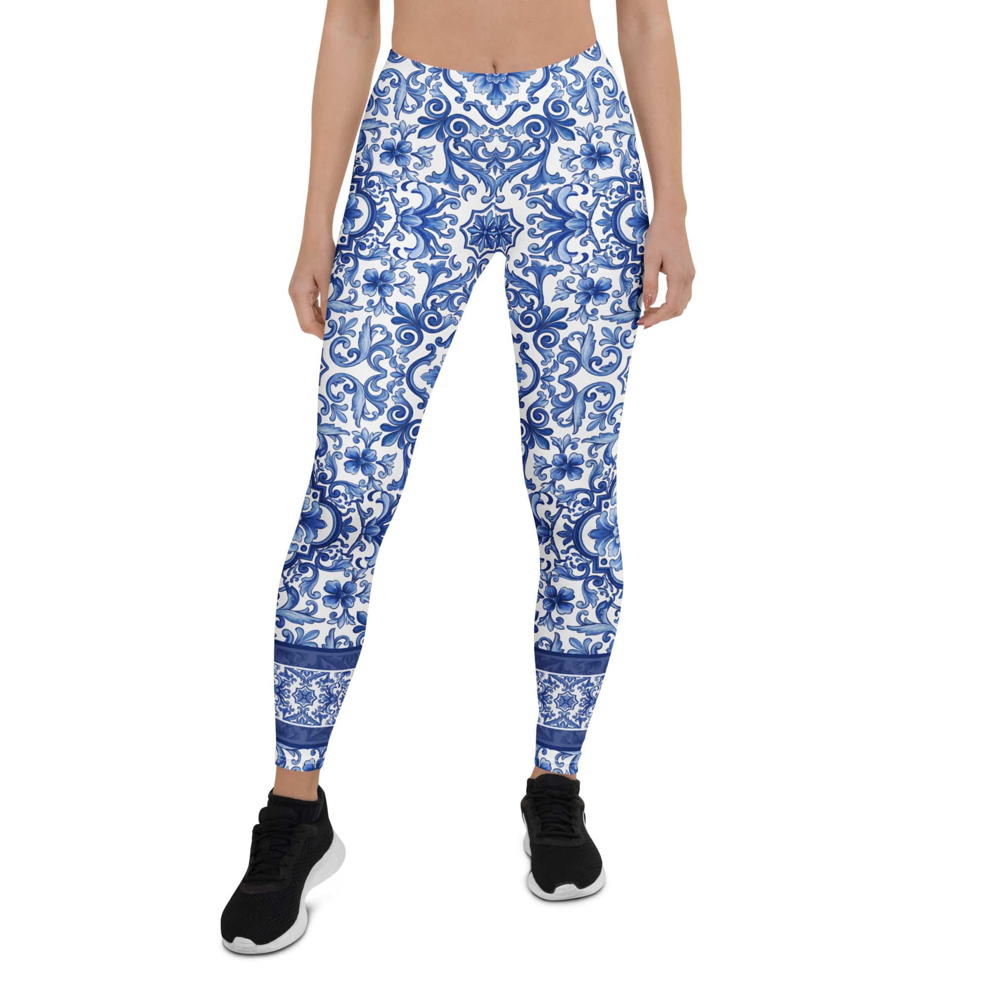 Blue Majolica Leggings