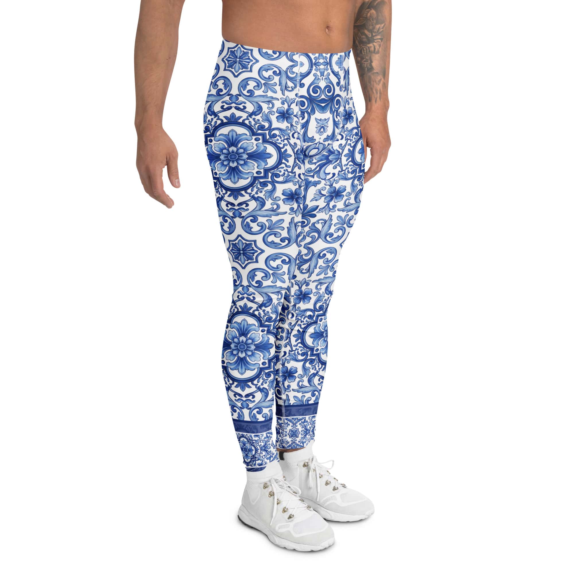 Blue Majolica Men's Leggings