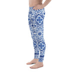 Blue Majolica Men's Leggings