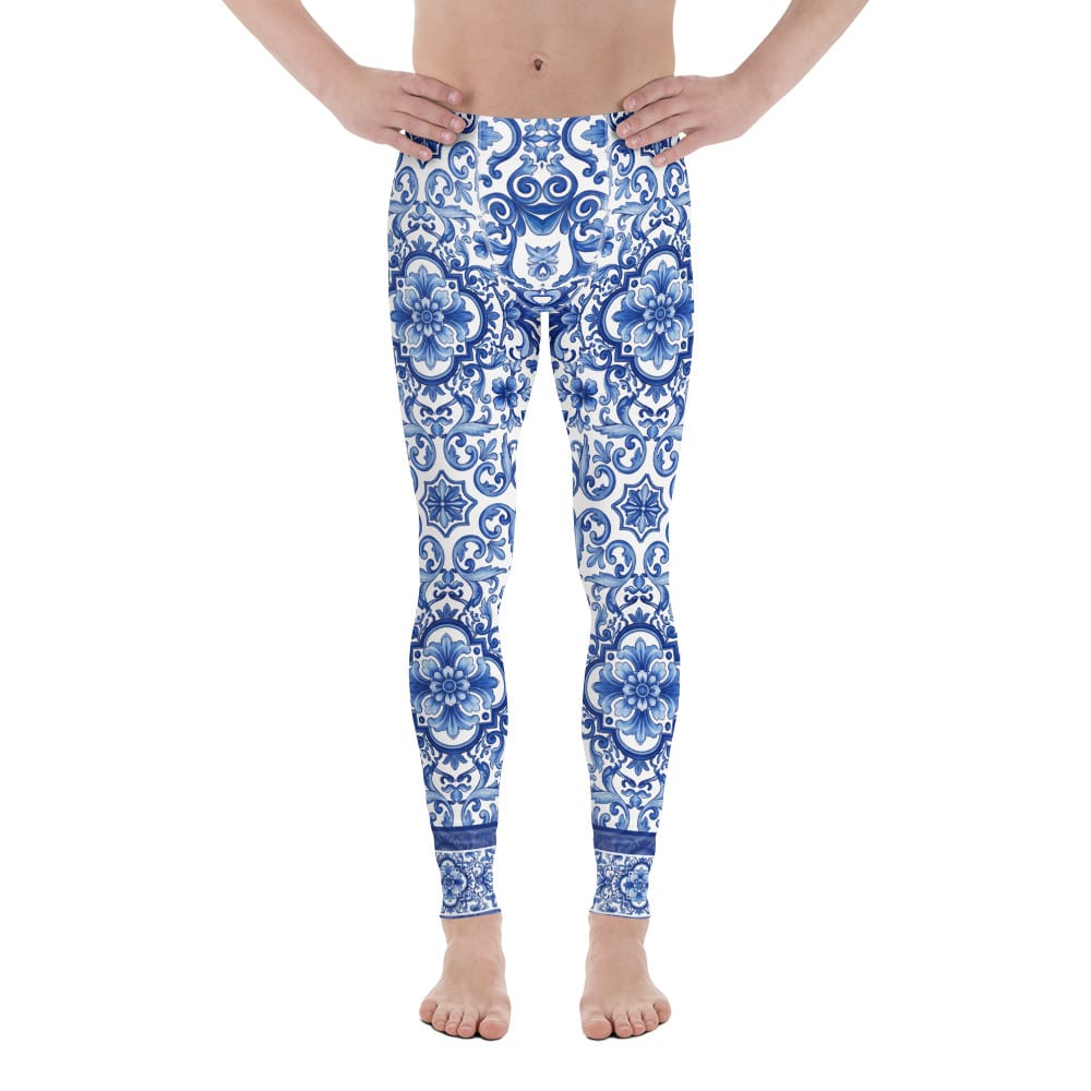 Blue Majolica Men's Leggings