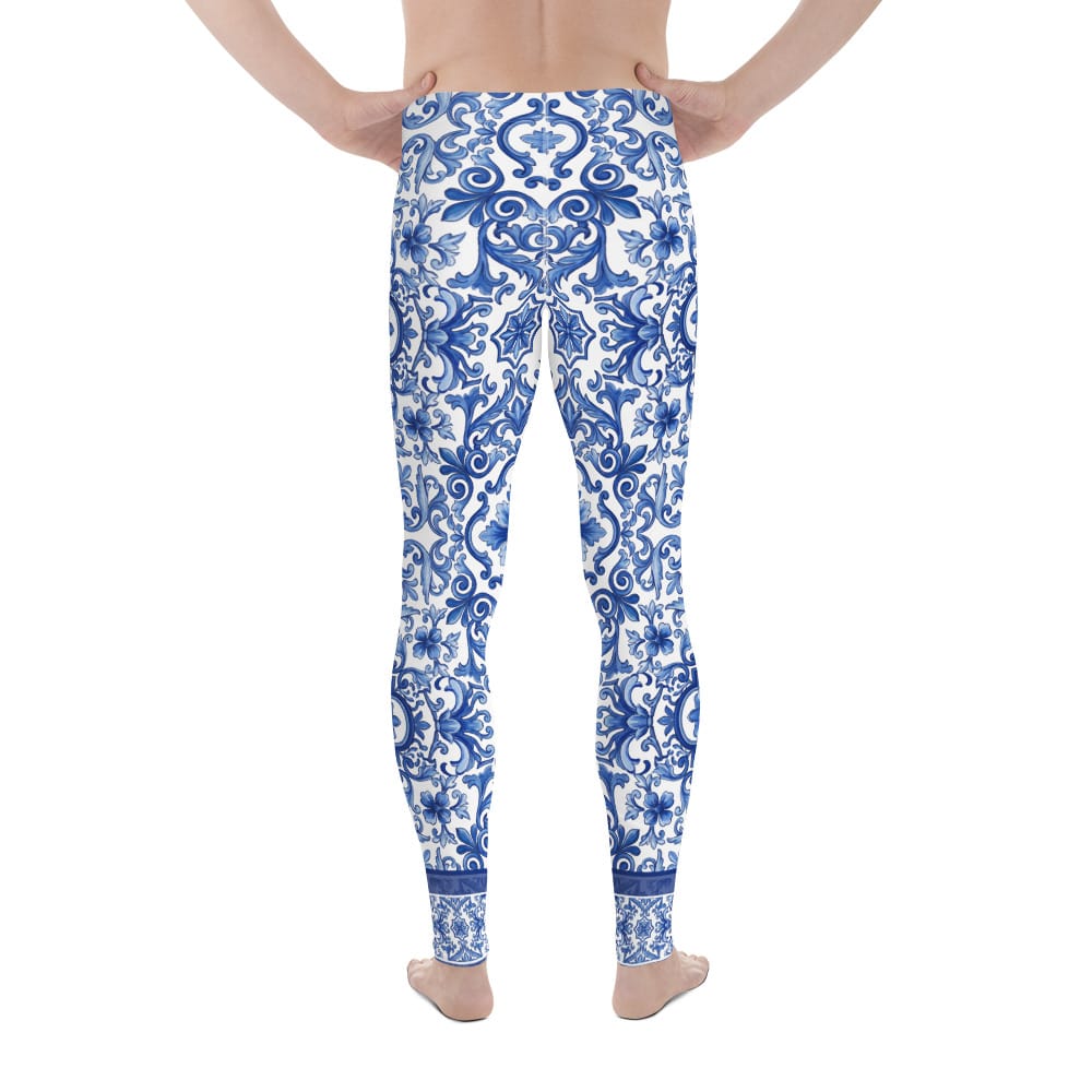 Blue Majolica Men's Leggings